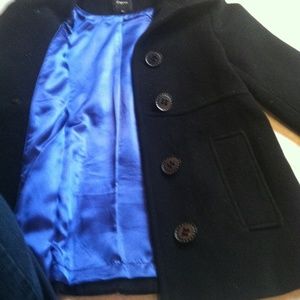 Vintage Express Pea Coat Wool Doublebreasted.